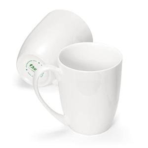 Stylish Bone China Coffee Mugs, Set of 2