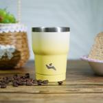Lavender Green Insulated Travel Mug with Straws