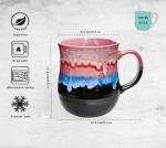 Large Handmade Ceramic Coffee Mug with Handle