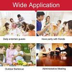 100 Pack 8.5 oz Wood Color Disposable Cups