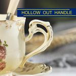 YOLIFE Floral Porcelain Tea Cups Set of 2