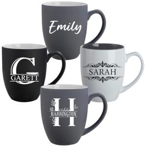 Custom Engraved Coffee Mug - 15oz Personalization