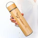 Personalized Bamboo Tea Tumbler with Infuser