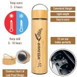 Personalized Bamboo Tea Tumbler with Infuser