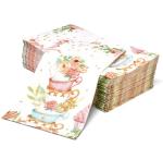 Disposable Teacup Napkins for Parties and Showers