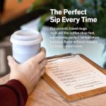 NOVA CERAMICS 12oz Purple Travel Coffee Mug