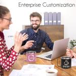 Personalized Insulated Coffee Tumbler with Handle