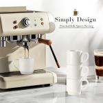 11oz Stackable Ceramic Coffee Mugs Set of 12