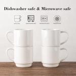 11oz Stackable Ceramic Coffee Mugs Set of 12