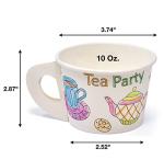 48 Count Color-Your-Own Tea Party Cups