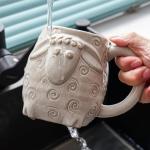 INKRICH Large 22 Ounce 3D Sheep Mug