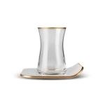 Karaca Retro 12-Piece Turkish Tea Cup Set