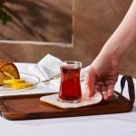 Karaca Retro 12-Piece Turkish Tea Cup Set