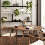 Set of 4 Blue/Ivory Ceramic Coffee Mugs