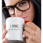 Funny Singing Mug - "What’s Your Superpower?