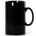 Extra Large Black Ceramic Coffee Mug 28 OZ