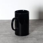 Extra Large Black Ceramic Coffee Mug 28 OZ