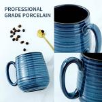 Hasense 20 oz Blue Ceramic Coffee Mug