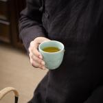 TEANAGOO Celadon Blue Japanese Tea Cups Set