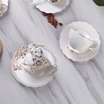 Vintage Rose Bone China Teacup Set