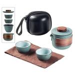 Mini Travel Chinese Tea Pot Set with Cups