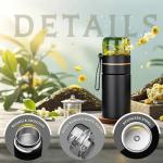 Portable Glass Teapot with Infuser and Lid