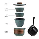 Mini Travel Chinese Tea Pot Set with Cups