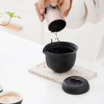 Portable Ceramic Travel Tea Set with Cups