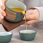 Mini Travel Chinese Tea Pot Set with Cups