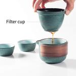 Mini Travel Chinese Tea Pot Set with Cups