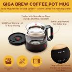 Funny Giga Brew Coffee Mug with Coasters