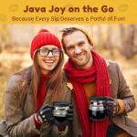 Funny Giga Brew Coffee Mug with Coasters