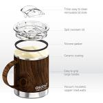 Asobu Double-Walled Insulated Coffee Mug, 12 oz