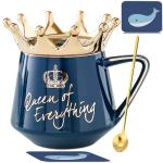 Queen of Everything Mug with Lid and Spoon