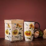 Sunflower Travel Mug with Lid - 17oz