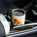 Sunflower Travel Mug with Lid - 17oz