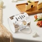 WAVEYU Ceramic Coffee Mug, Cute Water Cup for Holiday, Home Office Decorative Coffee Tea Cup, 14 oz