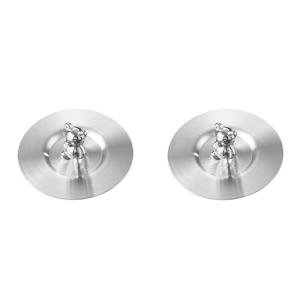 2Pcs Stainless Steel Cup Cover, Cute Bear Cup Cover Rounded Coffee Mug Seal Artistic Cup Lid Water Beverage Drinking Universal Lid for Mug Glass Cup Hot Tea Kitchen Camping