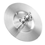 2Pcs Stainless Steel Cup Cover, Cute Bear Cup Cover Rounded Coffee Mug Seal Artistic Cup Lid Water Beverage Drinking Universal Lid for Mug Glass Cup Hot Tea Kitchen Camping