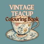 Vintage Teacups Colouring Book: Fine China Relaxing Colouring for Adults