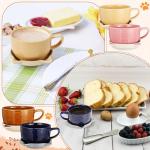 Didaey 4 Set Cute Cat Mug with Lid Ceramic Coffee Tea Mug 10oz Kawaii Kitten Cups for Cat Lovers Funny Novelty Milk Breakfast Cups Nurse Birthday Gift for Women Wife Mum Friend Men