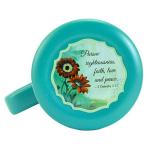 Woman of Faith Mug and Lid/Coaster Set, Christian Gifts for Women, 14-ounces, Microwave and Dishwasher Safe, by Abbey & CA Gift
