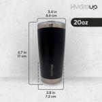 HYDROUP 20 oz Tumbler Cup | Stainless Steel Insulated Coffee Mug with Lid | Coffee Travel Mug & Iced Coffee Cup | Spillproof Tumbler | BPA-Free Insulated Tumblers