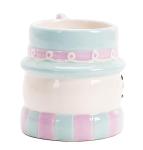 Bico Snowman 13oz Ceramic Hand Painted Mug, for Coffee, Tea, Hot Chocolate, Milk, Microwave and Dishwasher Safe