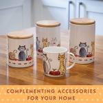 SPOTTED DOG GIFT COMPANY Dog Mug, Single Coffee Mug, Cute Animal Themed Ceramic Tea Cup for Hot Drinks, Microwave Dishwasher Safe, Decorative Kitchen Gifts for Dog Lovers - 12oz