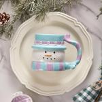 Bico Snowman 13oz Ceramic Hand Painted Mug, for Coffee, Tea, Hot Chocolate, Milk, Microwave and Dishwasher Safe