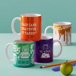 Cricut Mug Press Ceramic Mug Blank 15oz 2/Pkg-White