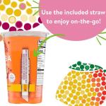 Joyba Bubble Tea Mango Passion Fruit Green Tea, 6 Pack, 12 fl. oz. Cups