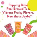 Joyba Bubble Tea Mango Passion Fruit Green Tea, 6 Pack, 12 fl. oz. Cups