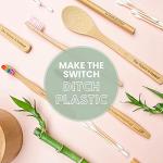 The future is bamboo - Reusable Coffee Cup Eco Friendly Bamboo Fibe Coffee Tumbler and Travel Mug with Leak-Proof Cup Cover, 16oz, Take Your Time | Organic Bamboo Fiber